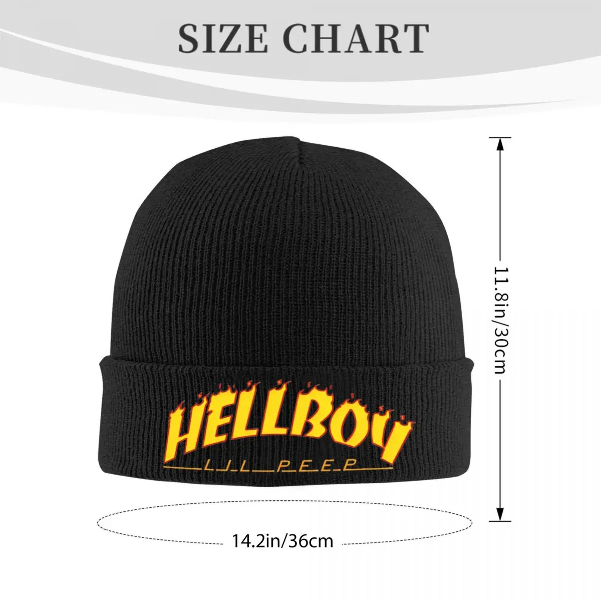 Hellboy Hat Autumn Winter Beanies Street Lil Peep Aesthetic Caps Female Male Acrylic Bonnet