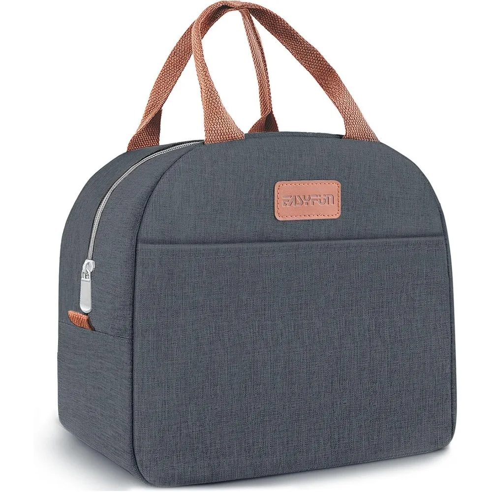 

Lunch Bag for Women & Men Adult Insulated Lunch Box, Small Leakproof Cooler Food Lunch Containers Reusable High Capacity Lunch T