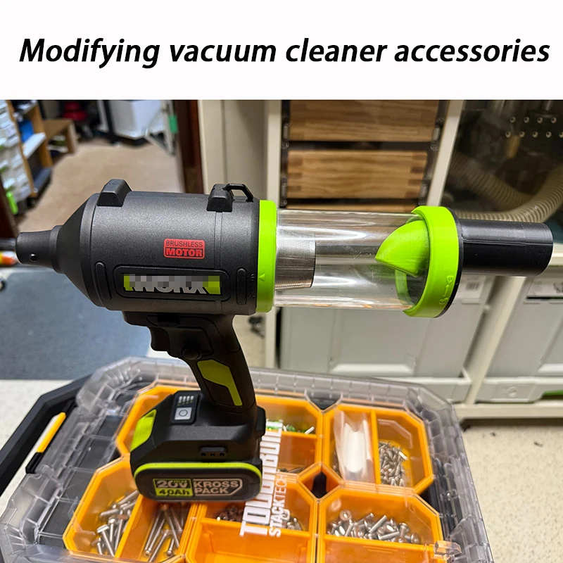 

DIY Dust Collector Suitable For WORX WU093 Modified Vacuum Cleaner Front Dust Bottle Suitable for Festool Bosch Accessories