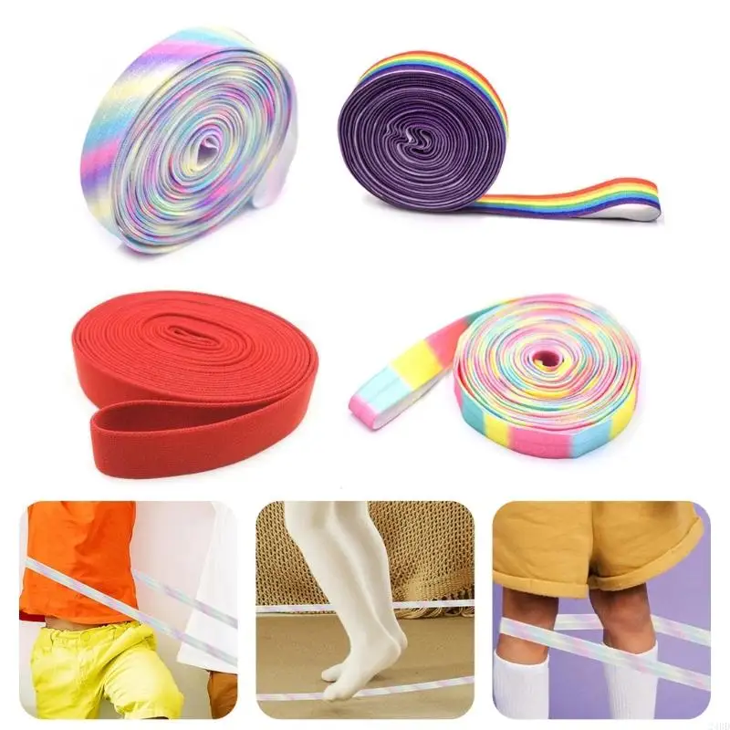 Light weight Foldable Jump Rope Designed for Children to Enhancing Motor Skills and Social Interaction Fun 24BD