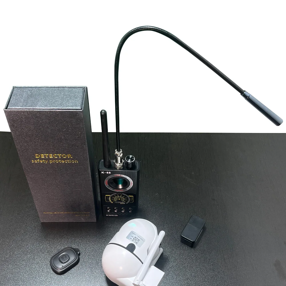 

Compact Anti Spy Scanner Sensitivity Long Standby Time Hidden Camera Detector of Wireless Threats Personal Privacy Protection