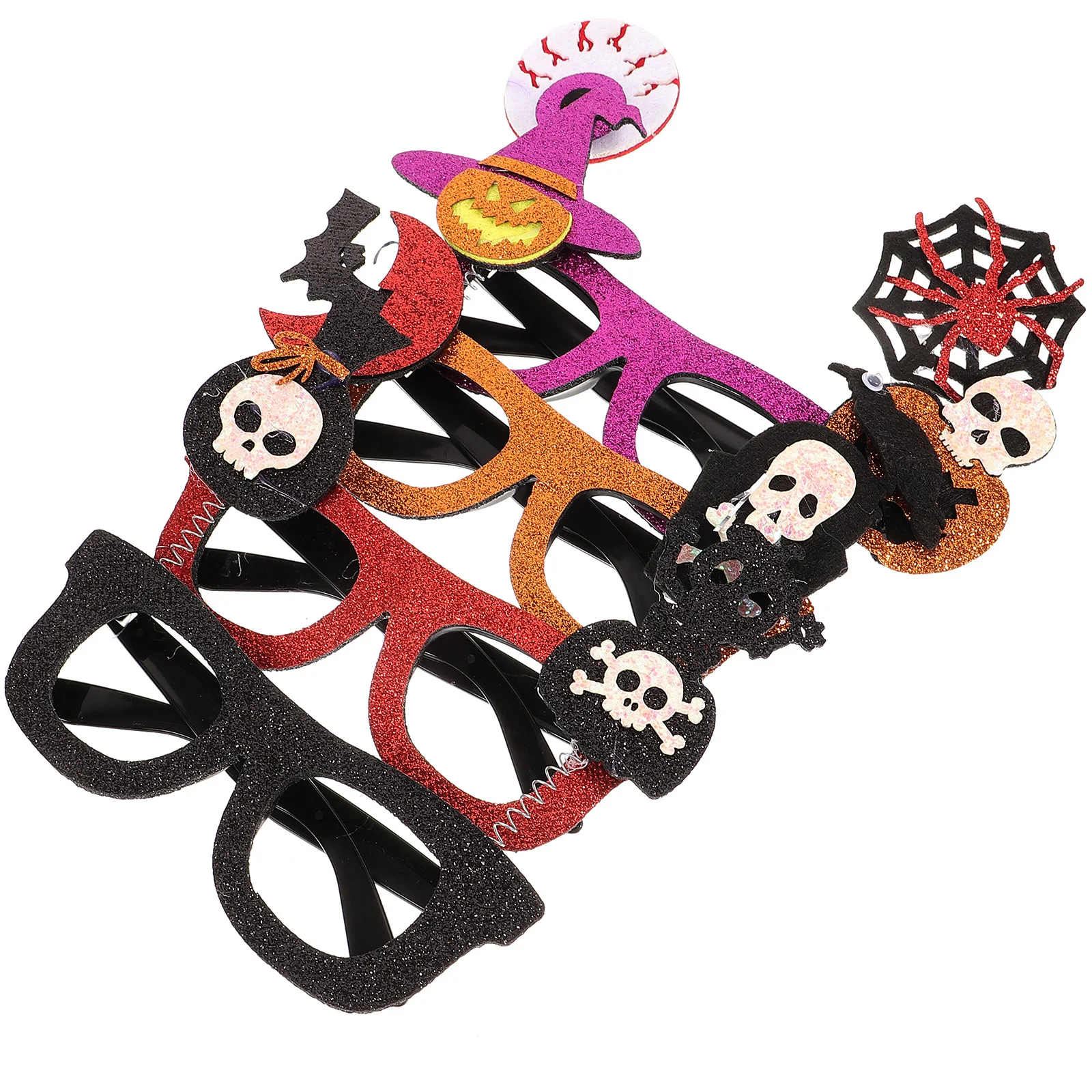 

4-шт оправа для очков на Хэллоуин поддельные очки для декоративных вечеринок