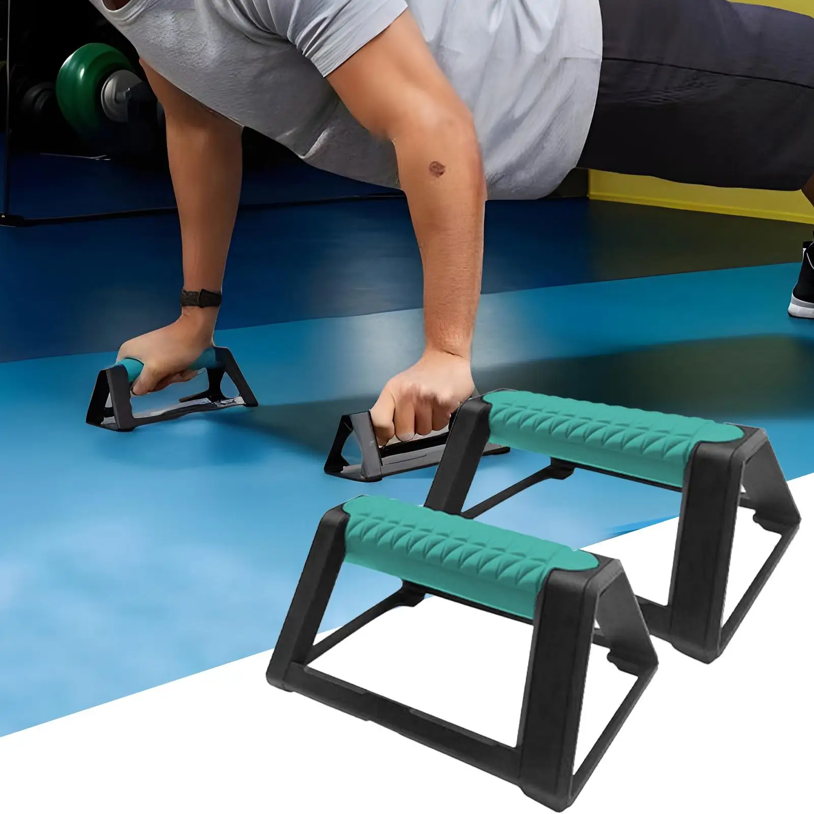 Soporte de flexiones, manijas de barra de realce antideslizantes, tablero de flexiones de Fitness, Paralletas de calistenia, equipo de ejercicio para gimnasio en casa