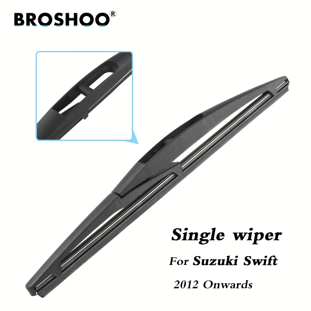 BROSHOO Car Rear Wiper Blades Back Windscreen Wiper Arm For Suzuki Swift Hatchback (2012 Onwards) 255mm,Windshield Car Styling