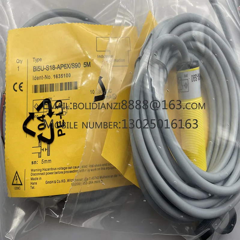 Novo sensor de proximidade Bi5U-S18-AP6X/S90 em estoque
