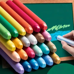 Pizarra blanca Kawaii para la escuela y la Oficina, bolígrafos de tiza para dibujar y pintar, sin polvo, 4/6/12 piezas