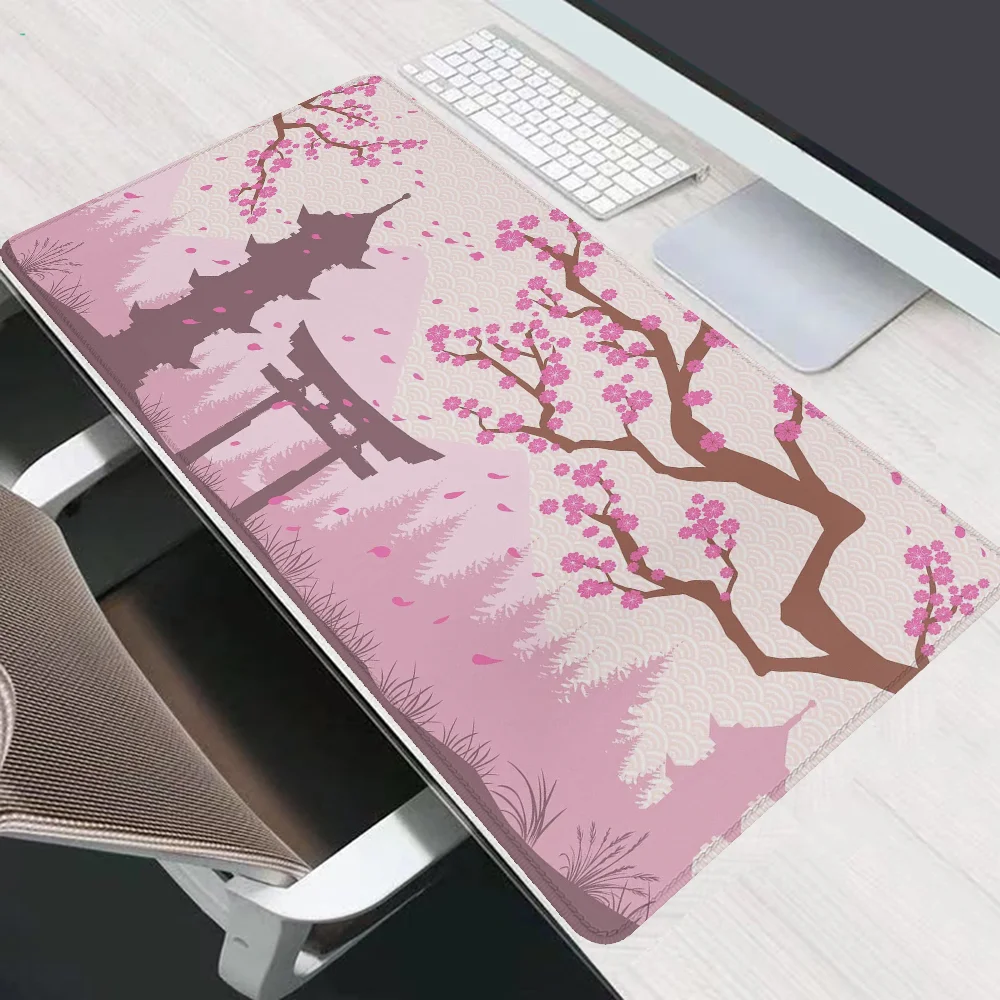 Japanese Style Pc Gaming Accessories Xxl Mouse Pad 900x400 Computer Mat Desktops Mousepad Mats Keyboard Extended Desk Large Diy