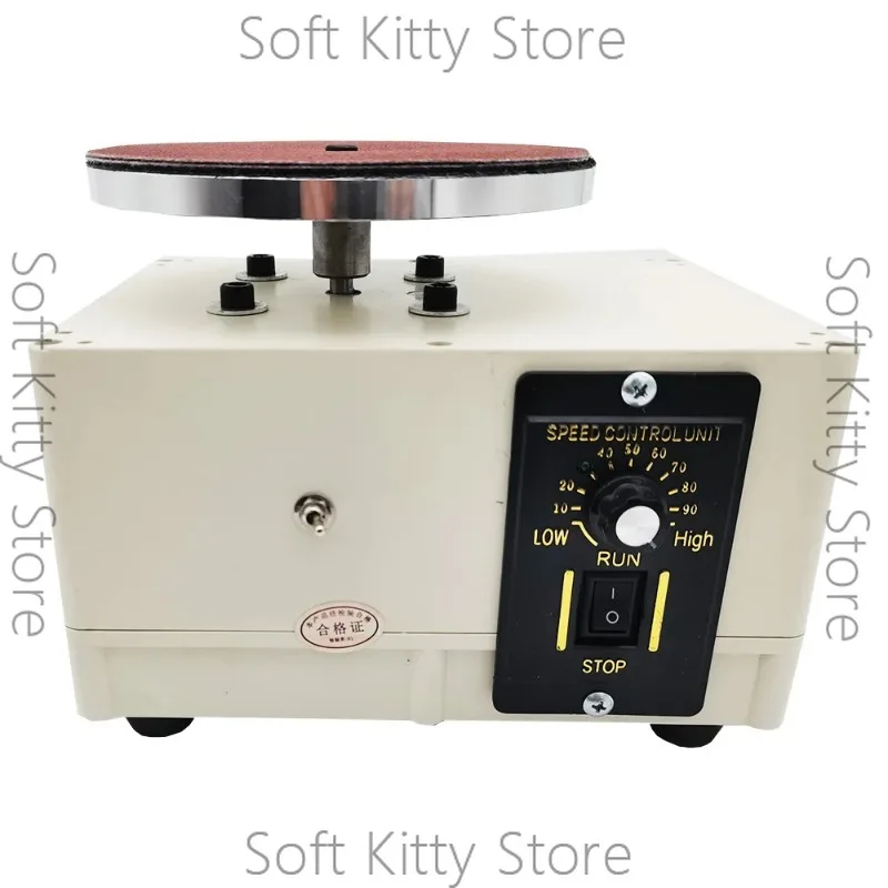 220V 100W Electric Polisher Knife Sharpener Hairdressing Scissors Manicure Knife Special Speed Polishing Machine 10PCS Sandpaper