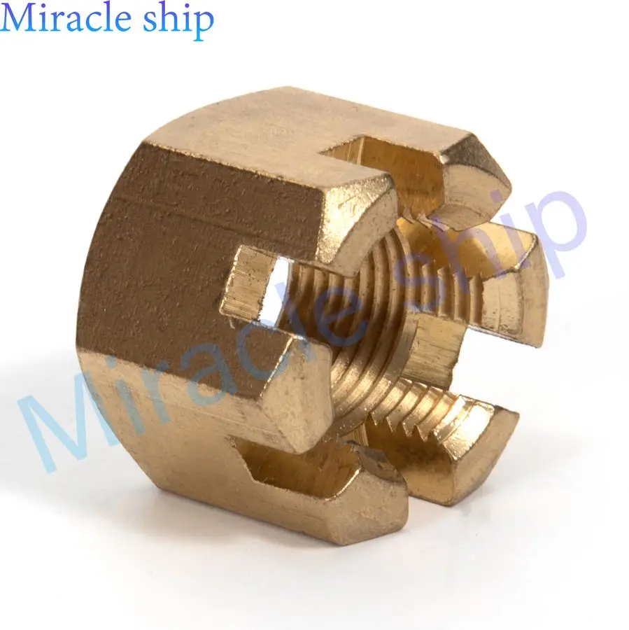 

90171-16011 90171-14013 90171-10M01 90171-18M04 Nut, Propeller Castle for Yamaha Outboard Motor 15HP-85HP 115HP-200HP