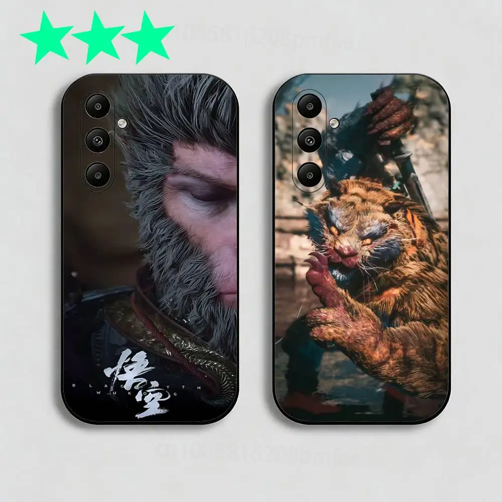 

B-Black Myth Wukong Phone Case For Samsung GalaxyA20,21,,40,41,51,71 Ultra Protective Phone Shell