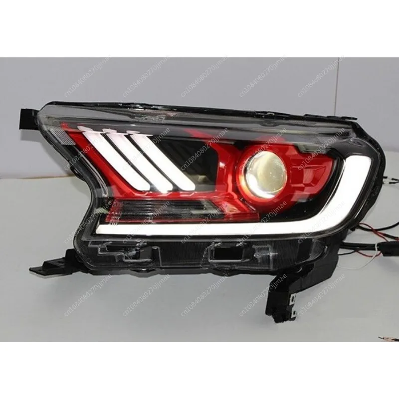 

Full LED Front lights led auto headlamp for Ranger raptor mustang style light T6 T7 T8 for Ford Ranger headlight 2015-2021