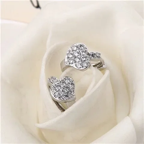 

925 Sterling Silver Heart Earrings For Women Trendy Zircon Tassel Earring Jewelry Prevent Allergy Party Accessories