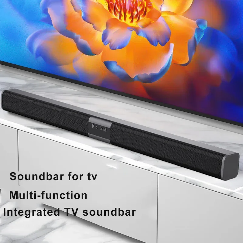 80cm Length TV Sound Bar Bluetooth Speaker Home Wireless Echo Wall Surround Stereo HIFI Multi-function Audio Center Soundbar