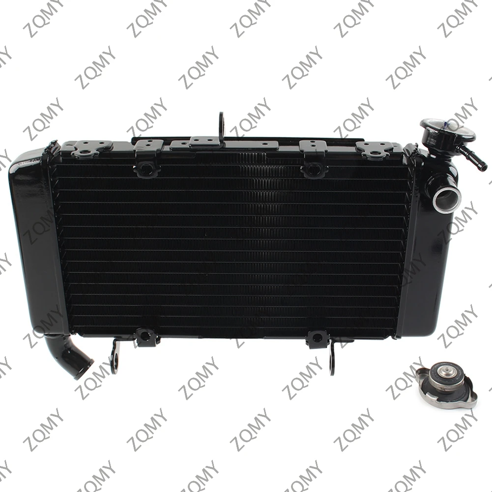 Pendingin Radiator sepeda motor aluminium, pengganti pendingin untuk Honda CB500F 2019 2020 2021 hitam