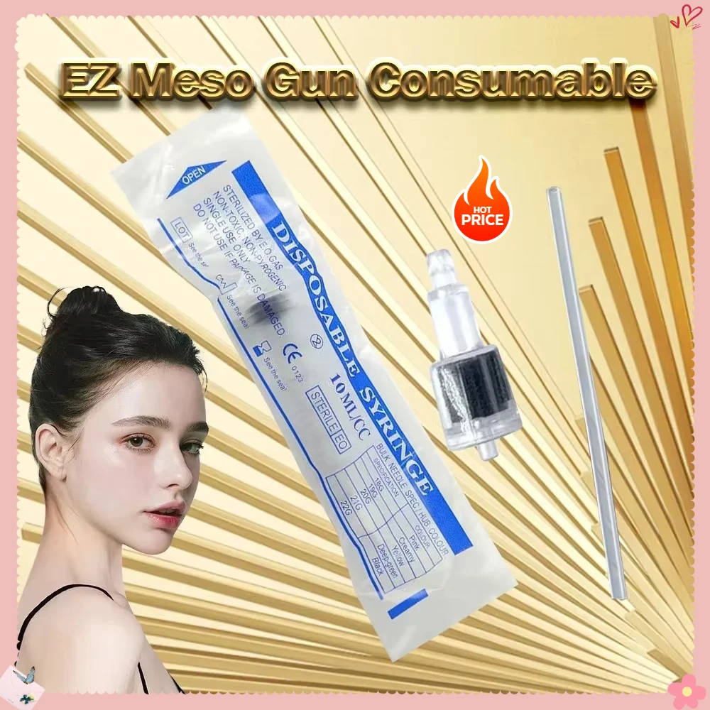 Negative Pressure EZ Mesotherapy Gun Vacuum Vital Hydrolifting Meso Gun EZ 5Pin 9pin Cartridge Skin Care