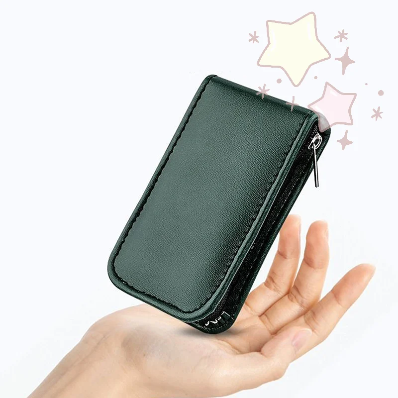 6 個ポータブル高級マニキュアセットペディキュアキット黒爪切り眉毛はさみ