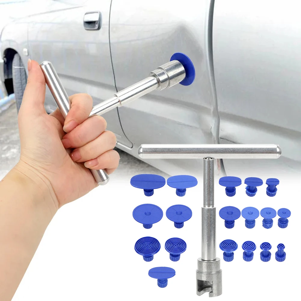 1 Set Car Dent Repair Puller Remove Dents Suction Cup With 18 Pulling Tabs Automobile Repair Accessories