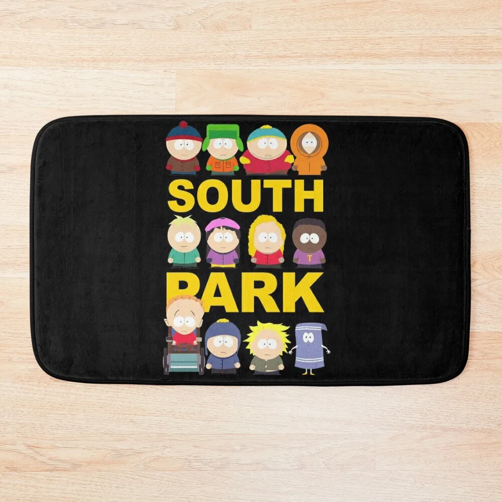 

Text color south art park Trey Parker gift for fans Bath Mat Household Items Absorbent Carpet For Bathroom Hallway Carpet Mat