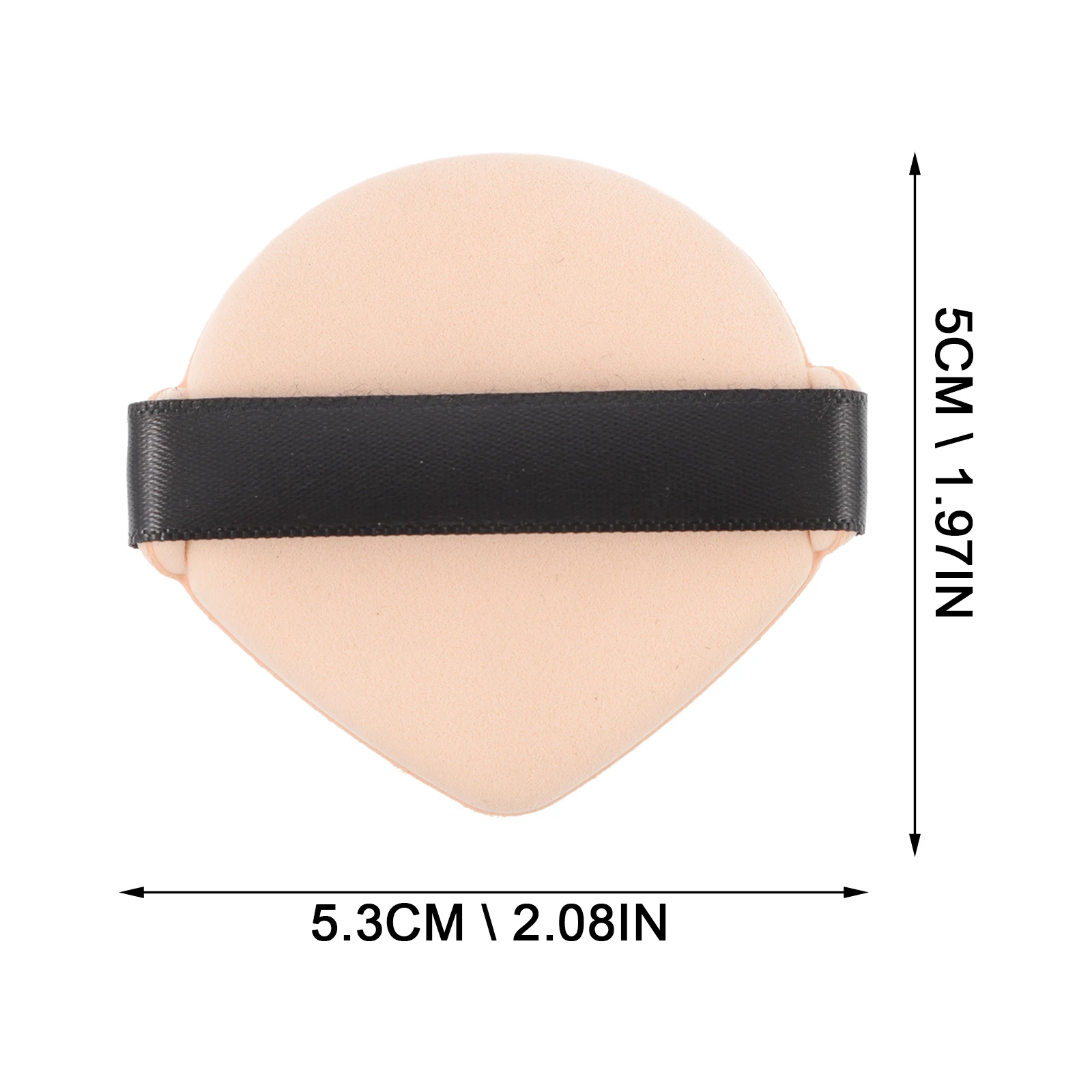 

7 Pcs Latex Puff Sponges Wet Dry Powder Facial Foundation Hydrophilic Wet Dry Powder Durable Smooth Save Loose Body