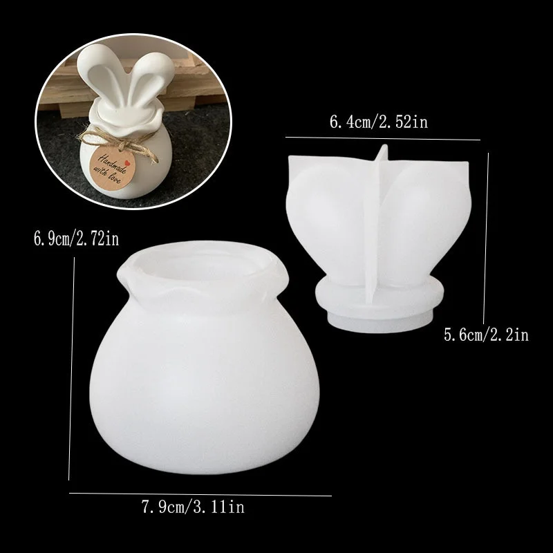 Rabbit Ear Silicone Mold for DIY Crafts