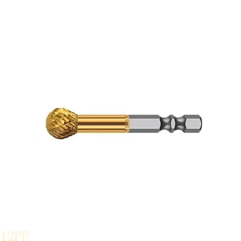 12PF Burr Bit Metal Grinding Bit Stone Carving Cutting Engraving Grinder Attachment Rotary Tool Accessories