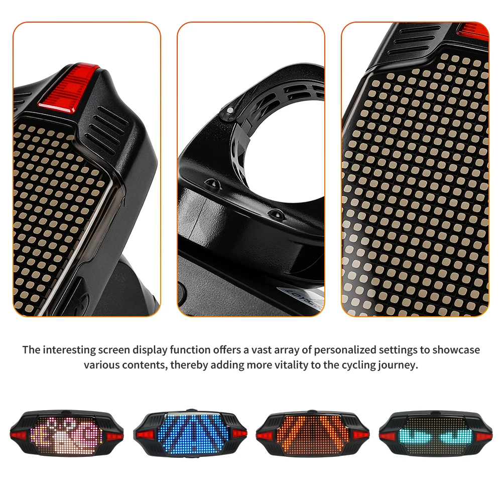 Rear Warning Light Programmable LED for Ninebot MAX G3 ZT3 for Xiaomi 4 4Lite 4Pro 5 5Pro 5Max for iScooter iX3 iX4 Signal Lamp
