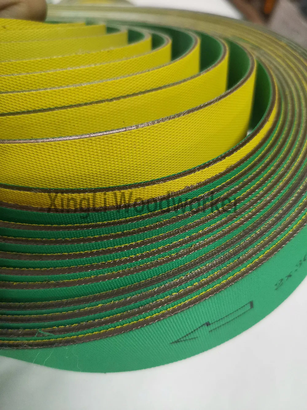 (Support Customization)Green elastic belt, Flat belt, Transmission belt