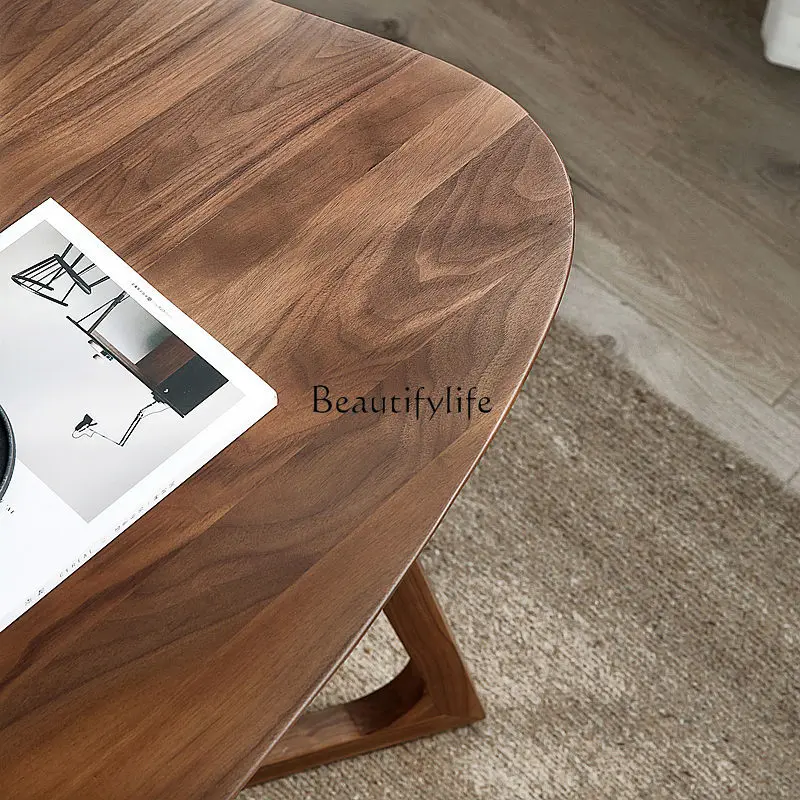 North American black walnut desk solid wood light luxury new Chinese modern simplicity