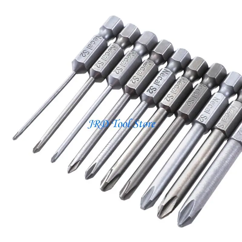 A2UD 10pcs 65 -mm -Schraubendreher -Bit -Set 1/4inch Shank Electric