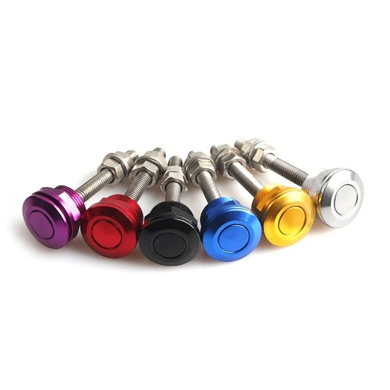 Car Hood Pin Quick Release Bonnet Lock Universal Car Hook Pins Bumper Clip