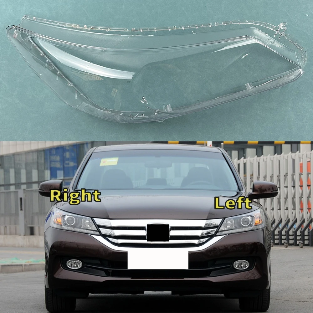 

For Honda Accord 9 Generation 2014 2015 Car Accessories Headlight Cover Headlamp Shell Transparent Lampshade Case Lens