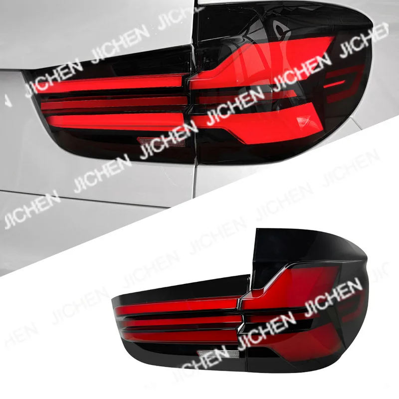 Suitable For 14-18 BMW X5 Taillight Assembly F15 Modified G05 LED Running Lights, A Pair Of Running Water Turn Signals
