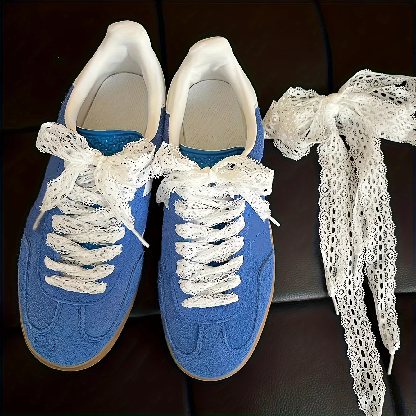 Travis Scott Lace - Białe sznurówki do butów w stylu