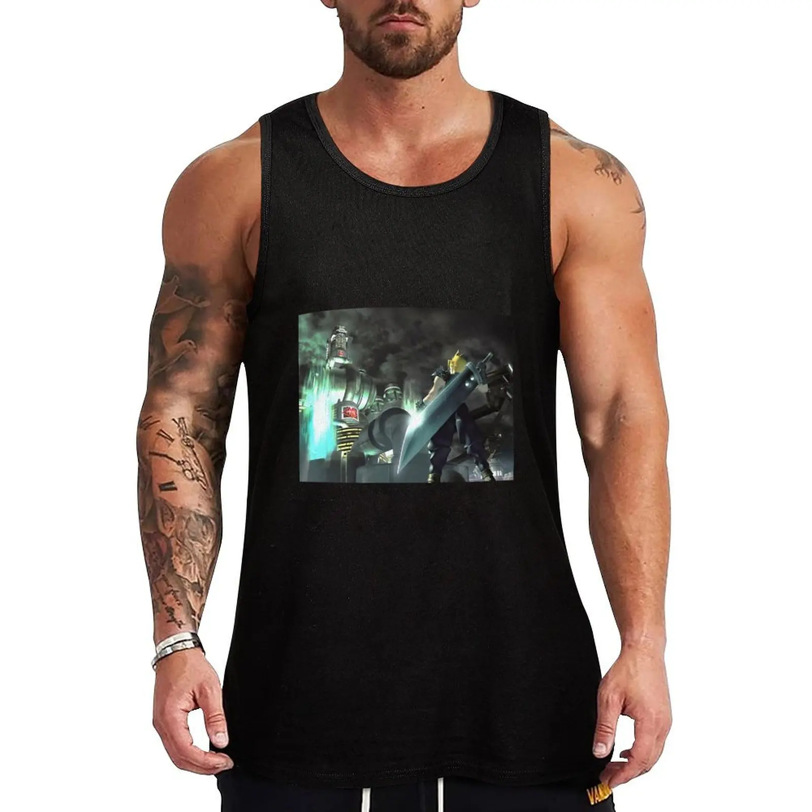 Cloud Strife [Disc Change] Tank Top Fast Dry Tank Top Sports Athletic Sleeveless Shirt