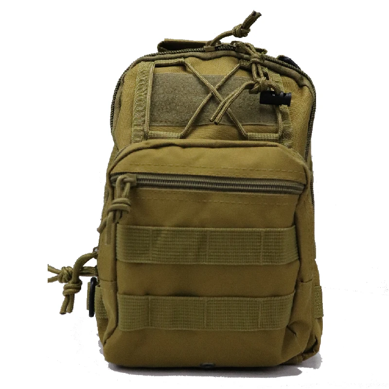 Bolsa de ombro tática ao ar livre, bolsa de ombro esportiva para caminhadas ao ar livre, molle exército, acampamento, caça, pesca, bolsa de peito