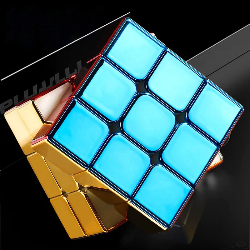 SENGSO Speed Cube 2x2x2,3x3x3, colore fantasma piramide Cubo magico senza adesivo Giocattoli educativi per bambini da competizione professionale