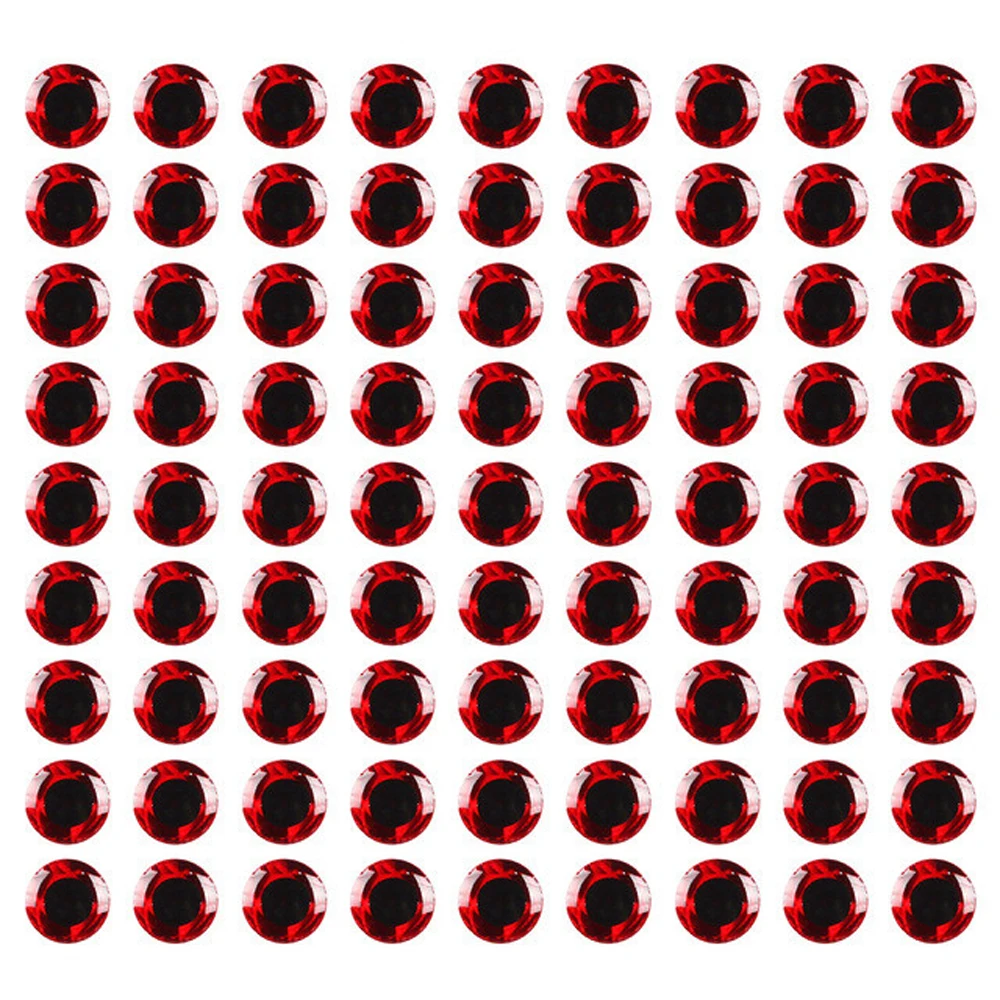 

Fishing Accessories Holographic Simulation Eyeball 3mm 4mm 5mm 6mm DIY Eyes Fishing Lure Eyes 3D Fish Eyes Artificial Fish Eyes
