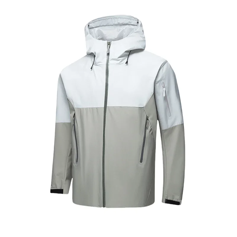 ARC New Storm Jacket Outdoor Sports Camping Mountaineering Fashion Men's Windproof British Wind Hooded Simple Storm Jacket