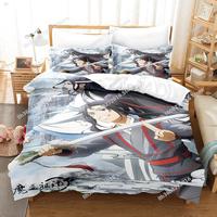 2025 Mo Dao Zu Shi The Grandmaster of Demonic Cultivation Bedding Set Cartoon Anime three-piece set Adult Kid Bedroom Duvetcover