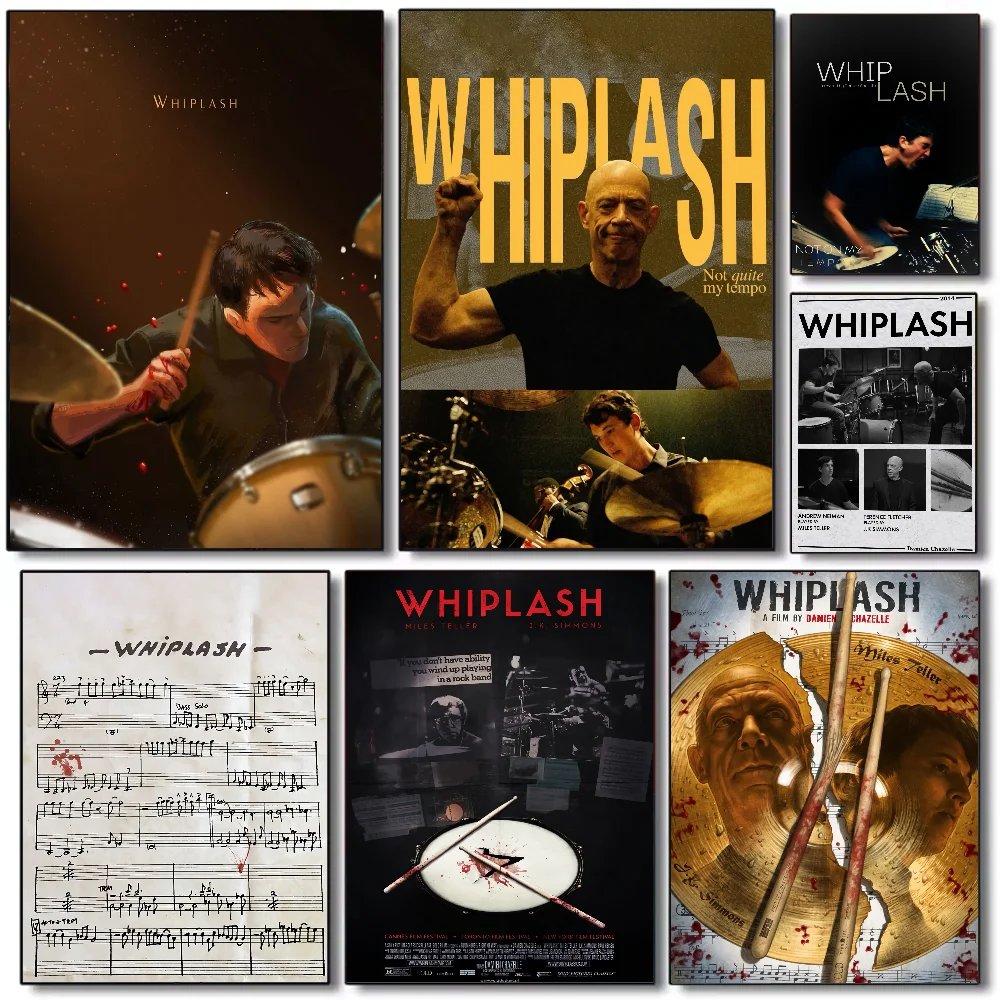 

Film Classic Whiplash Poster HD art sticky wall waterproof home living room bedroom bar aesthetic decoration