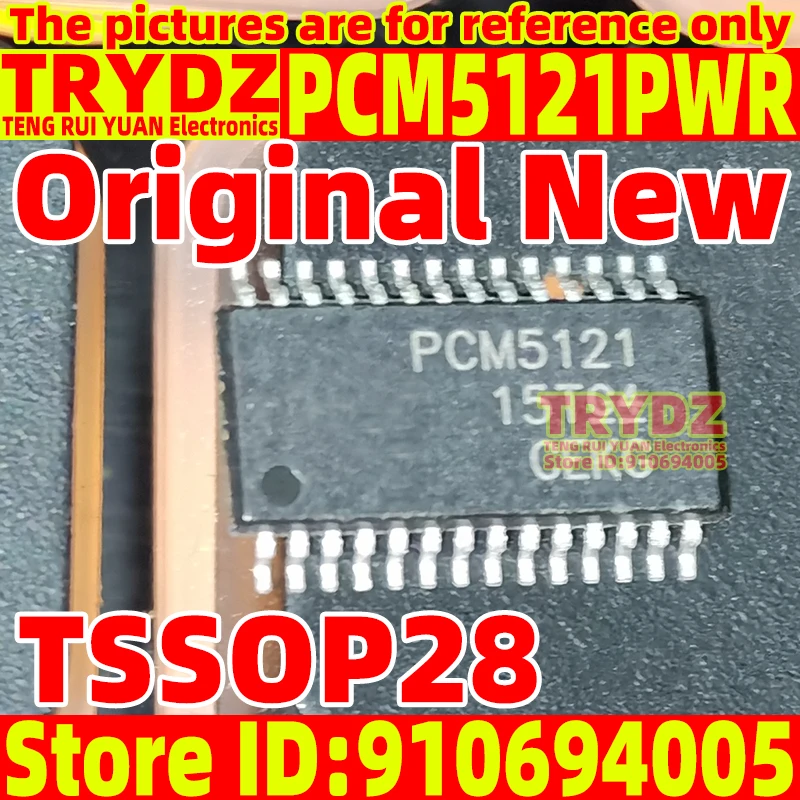 20-1pcs Original New PCM5121PWR PCM5121 TSSOP-28 Audio Chip A/D Converter IC