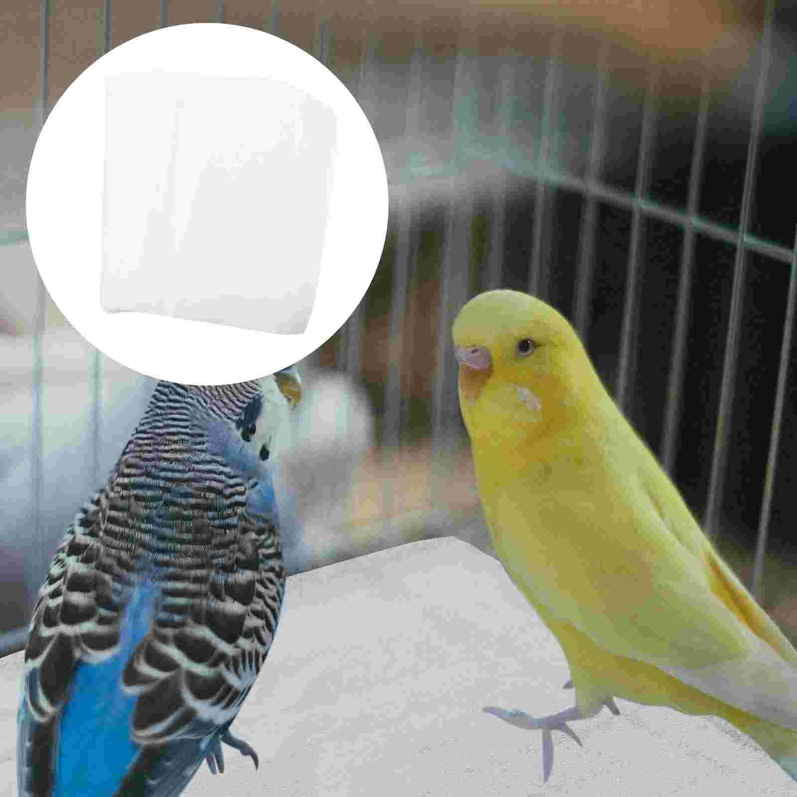 100 Pcs Pellet Disposable Bird Cage Pad Paper Doilies Parrot Liner Birds Pet Supplies