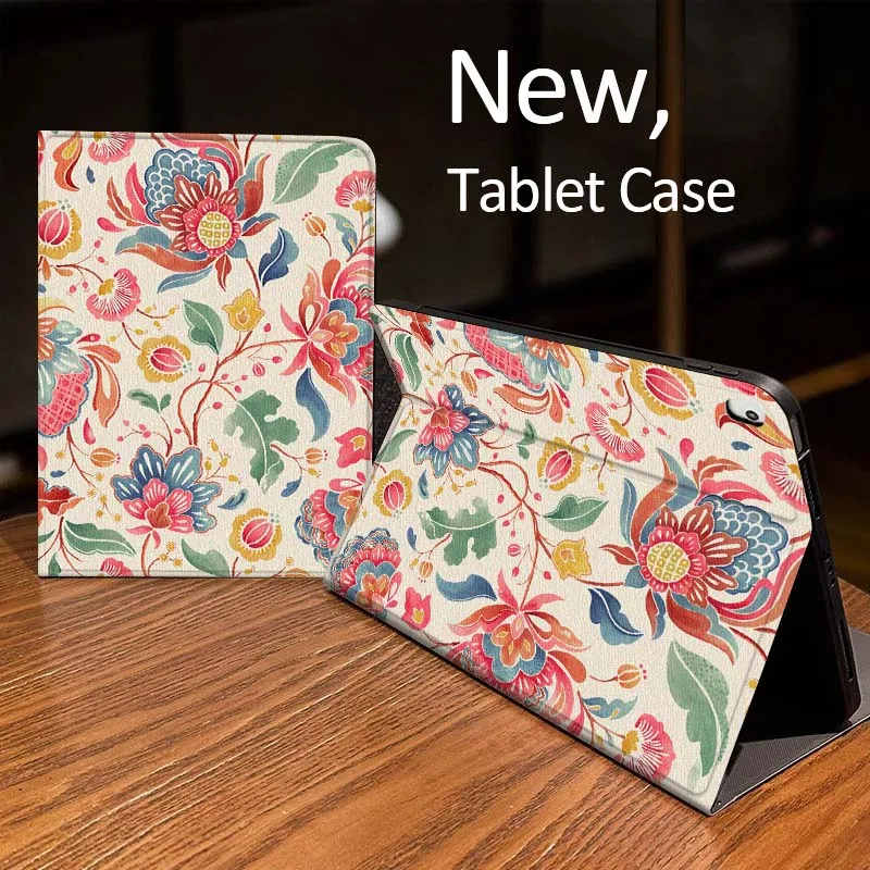 

Colorful Floral Pattern Design Case For iPad Pro mini Air 1 2 4 3 5 6 7 8gen 9gen 11 M2 M3 M4 6th 7th 10th 11th Gen 2025 Tablet