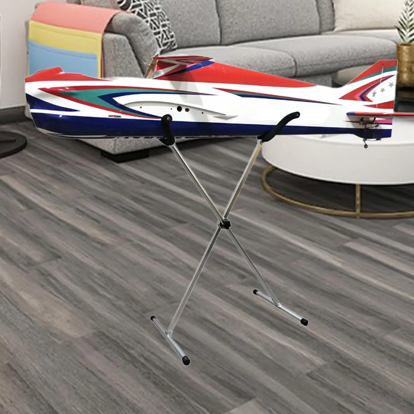 

RC Airplane Stand Modeling Display Base Stable Practical Lightweight Aircraft Rack Multifunction for Home Office Apartments