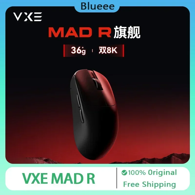 vgn vxe max r major mouse para jogos sem fio modo duplo leve paw3395 3950 8k baixa latencia esportes eletronicos ratos de jogos acessorios para pc 01