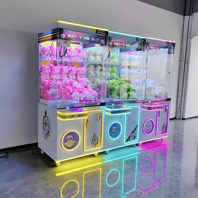 تخصيص المظهر آلة مخلب المنتقى ممر تصميم اسم متجر تصميم لعبة أطفال ألعاب من نسيج مخملي الماسك آلة المخلب