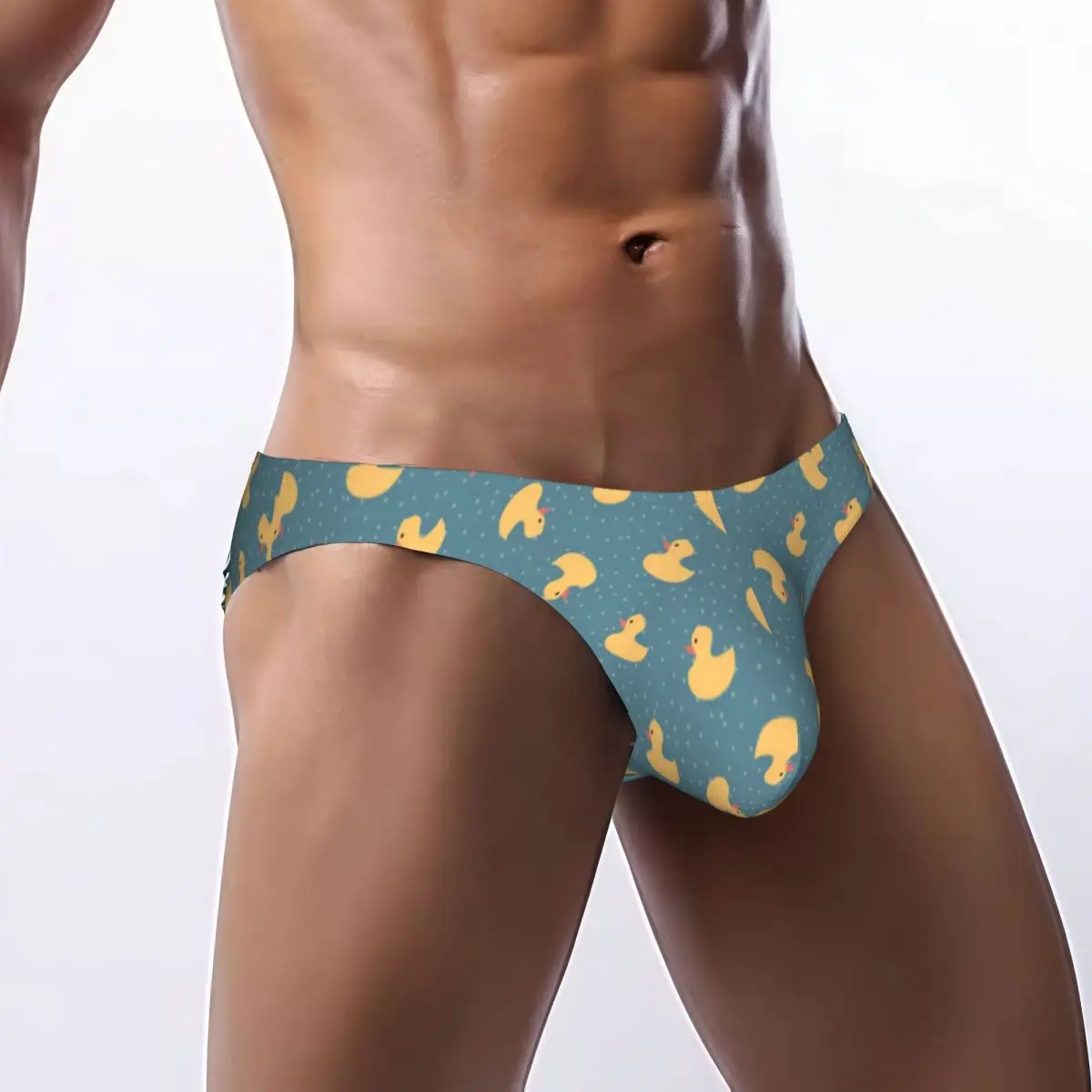 

Men's Underwear Briefs Yellow Duck Background Sexy Underpants Male Panties Bikini Underwear Ropa Pants