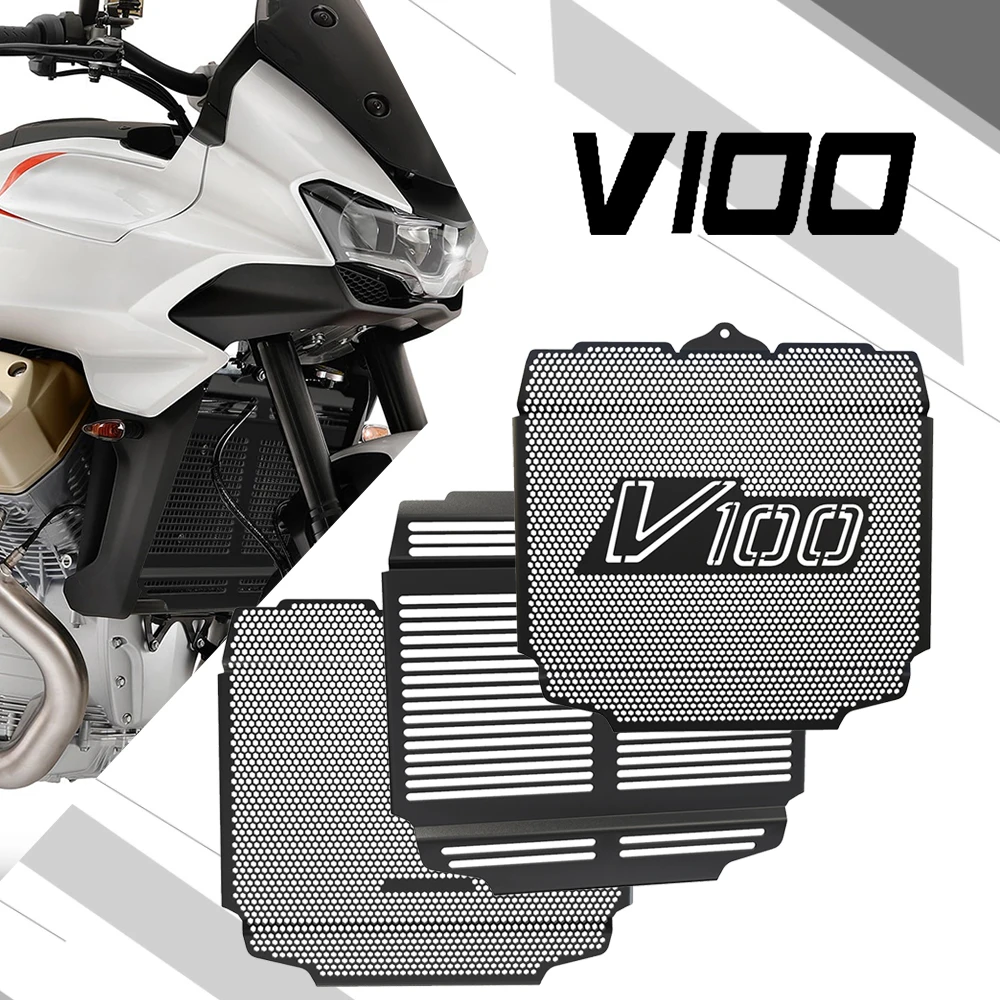 

V100 2024 Motorcycle Accessories Radiator Cylinder Head Engine Guard Complete Set For Moto Guzzi V 100 Mandello Stelvio S 2026