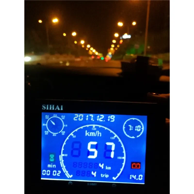 Multi-function Electronic Speedometer GPS Beidou Dual System Universal for Trucks and Trolleys