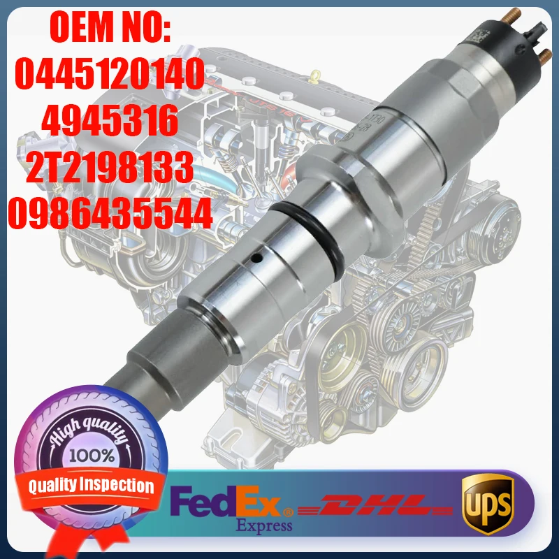 

High Quality Diesel Engine Parts Common Rail Fuel Injector 0445120140 4945316 2T2198133 Suitable for Volkswagen